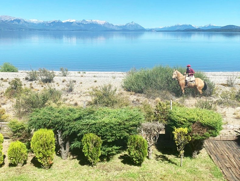 Aluguel por temporada Bariloche frente ao lago Dina Huapi