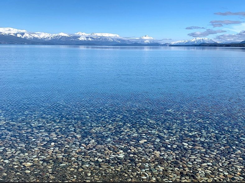 Aluguel por temporada Bariloche frente ao lago Dina Huapi