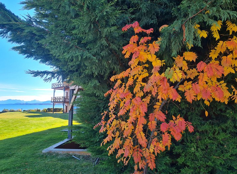 Aluguel por temporada Bariloche frente ao lago Dina Huapi